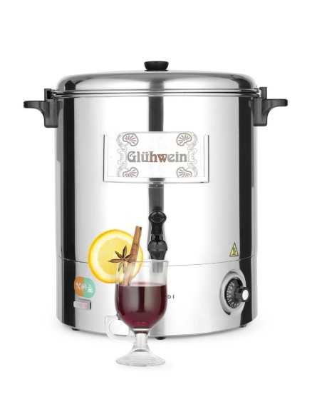 Hot Drink Kettle - Steel - Capacity Lt. 30 - Power W 2200 - mm 500 x 465 x 490h