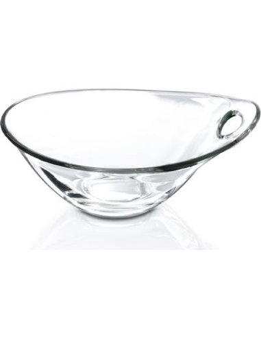 Vaso de cristal - Dimensiones 10,2 x 12,5 x 5,6 h cm