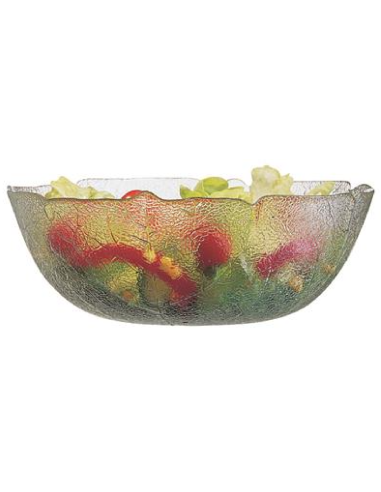 Vaso de cristal - Dimensiones cm 12 Ø x 5,5 h