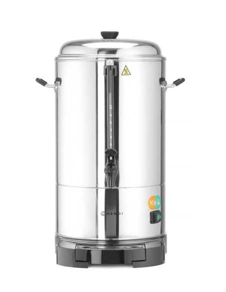 Cafetera con filtro - doble pared - de acero - capacidad Lt. 10 - Energía W 1500 - mm 386 x 393 x 576h