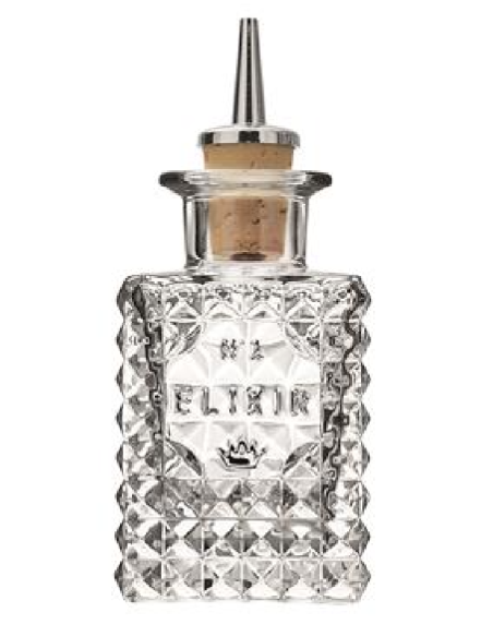 Bottle 10 cl - Oz 3 1/4 - Dimensions cm 5.5 x 5.5 x 13.5 h
