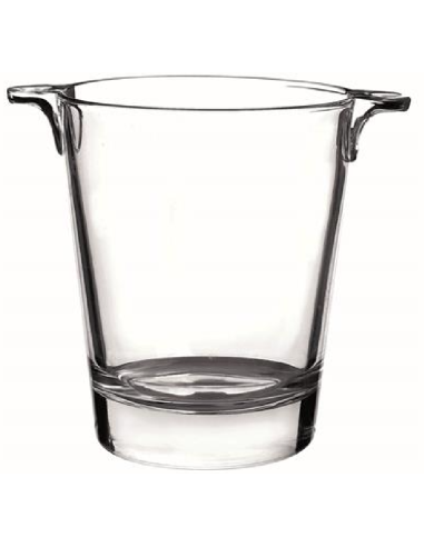 Ice bucket - Capacity 1,3 lt - Oz 44 - Dimensions cm 18.4 Ø x 16.3 h