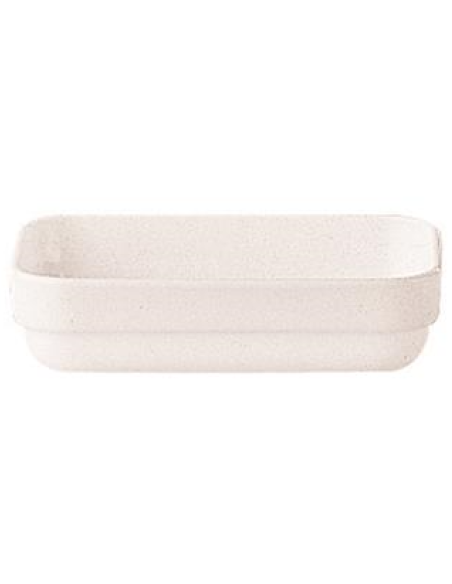 Piatto rettangolare - Dimensioni cm 14 x 9 x 3,5 h