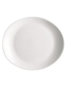 Oval steak plate - Dimensions 30 x 26 cm