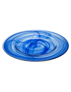 Piatto piano - Blu cobalto - Dimensioni Ø 33.5 cm