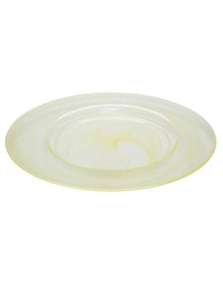 Plato llano - Amarillo - Dimensiones Ø 33,5 cm