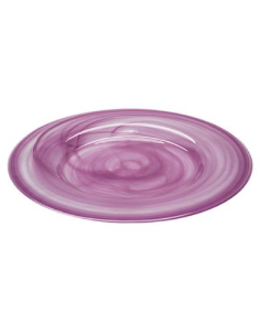 Piatto piano - Viola- Dimensioni Ø 33.5 cm