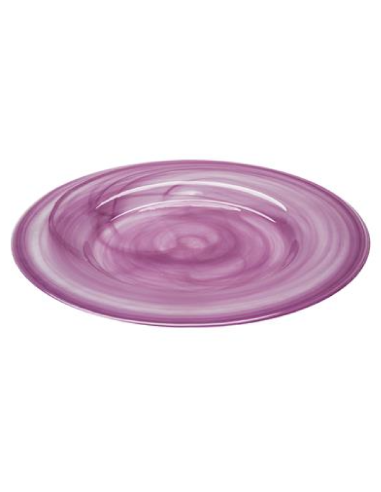 Plato llano - Morado - Dimensiones Ø 33,5 cm