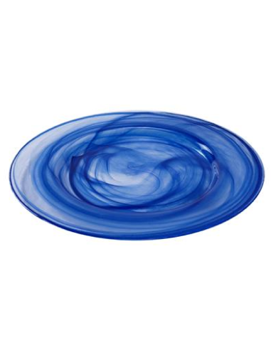 Flat plate - Aegean Blue - Dimensions Ø 33.5 cm