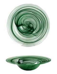 Pasta plate - Pine green - Dimensions Ø 23 cm 2