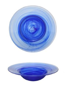 Plato para pasta - Azul Cobalto - Dimensiones Ø 23 cm