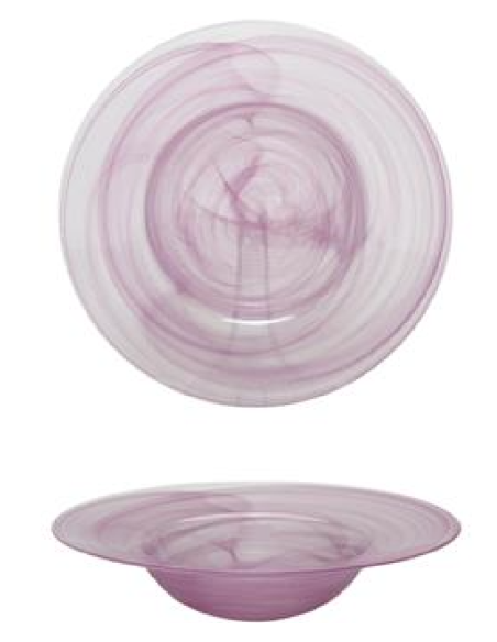 Plato para pasta - Morado - Dimensiones Ø 23 cm