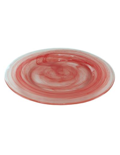 Flat plate - Red - Dimensions Ø 33.5 cm 2
