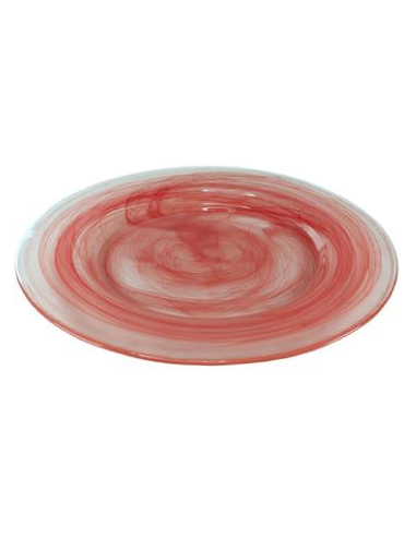 Piatto piano - Rosso - Dimensioni Ø 33.5 cm