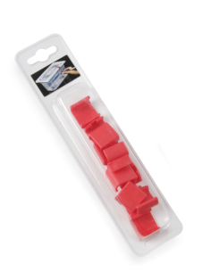 Lid clips - Red - For HACCP Gastronorm containers - 12...