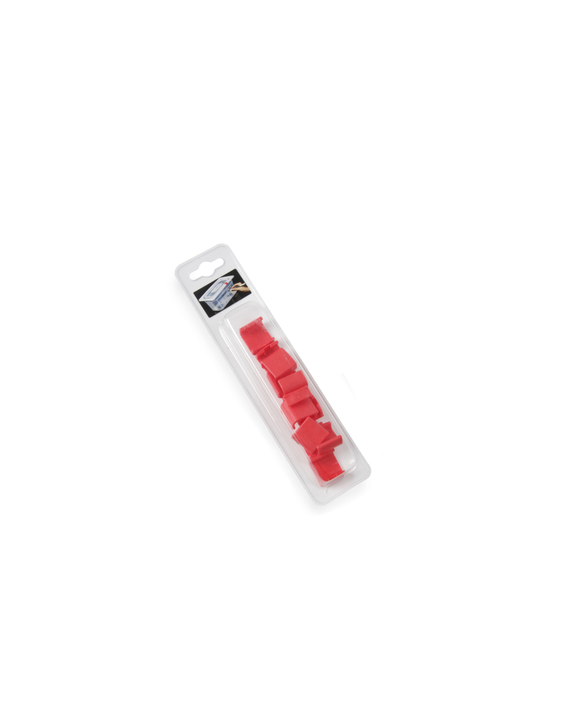 Clips lids - Red - For Gastronorm containers HACCP - 12 pieces
