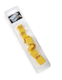 Lid clips - Yellow - For HACCP Gastronorm containers - 12...