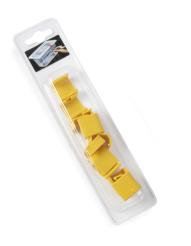 Clips para tapa - Amarillo - Para recipientes...