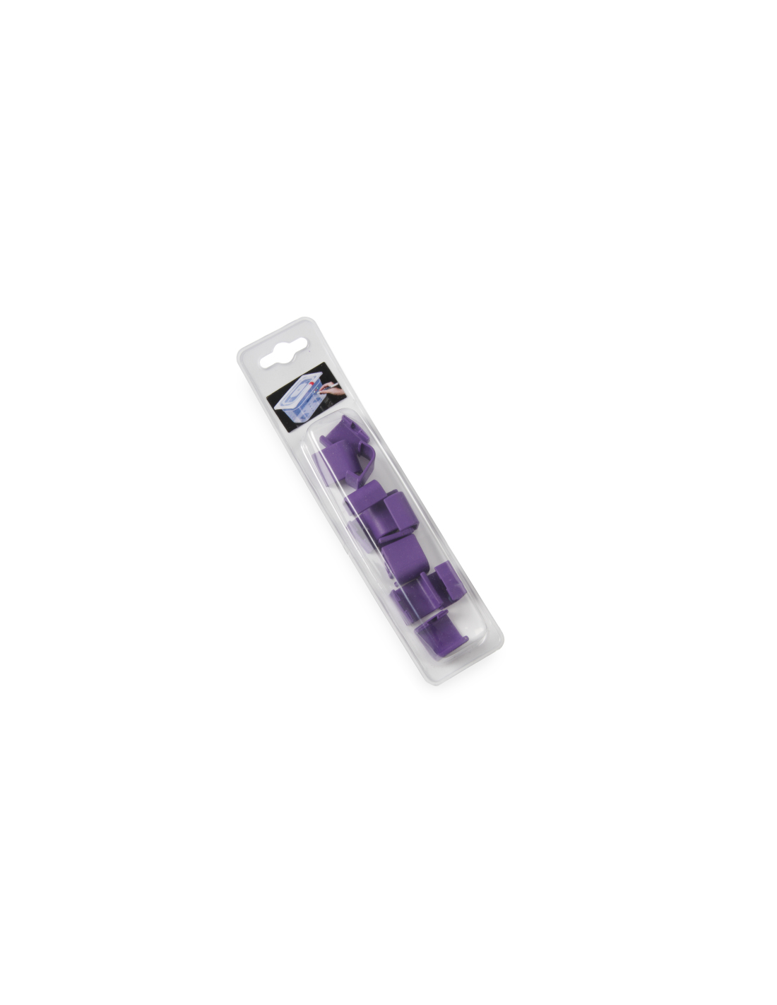 Clips lids - Porpora - For Gastronorm containers HACCP - 12 pieces