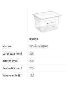 Container - Gastronorm 1/2 - With label - In... 2