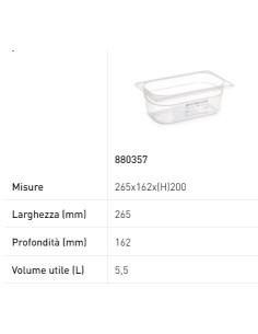 Container - Gastronorm 1/4 - With label - In... 2