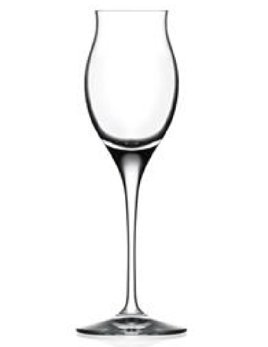 Liquor glass 10 cl - 3 1/4 oz - Dimensions Ø 6.3 cm x 17.5 h