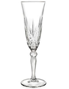 Calice flute 16 cl - Oz 5 1/2 - Dimensioni Ø 7 cm x 22.2 h