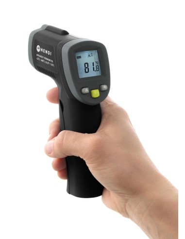 Infrared thermometer - Digital - Temperature -32/400°C - mm 37 x 70 x 150h