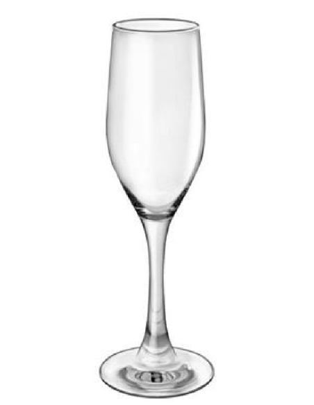 Copa flauta 17 cl - 6 oz - Dimensiones Ø 4,7 cm x 22 h