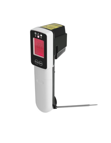 Temómetro infrarrojo digital con sonda- Temperatura -60/350 °C - mm 39 x 53 x 158h
