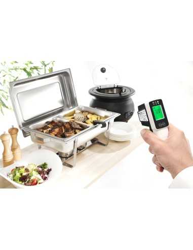 Infrared thermometer - Digital - With probe -...