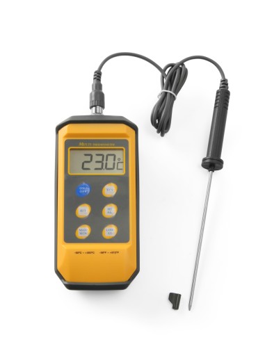 Un termómetro con sonda- Temperatura -50/300 °C - mm 195 x 85 x 45h