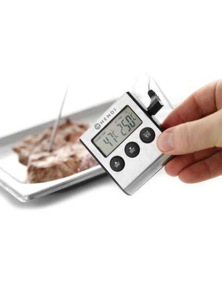 Termómetro de asado con temporizador- Temperatura Se utilizará el método siguiente: 65 x 70 x 17h