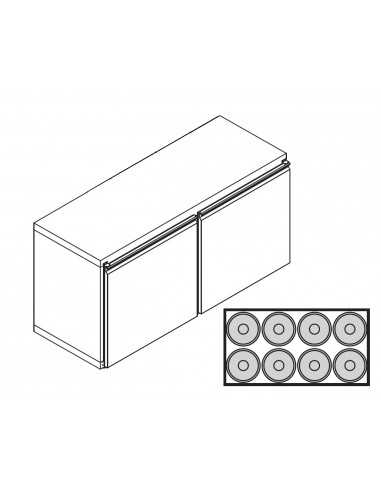 Refrigerated box for beer kegs - N. 8 kegs Ø...