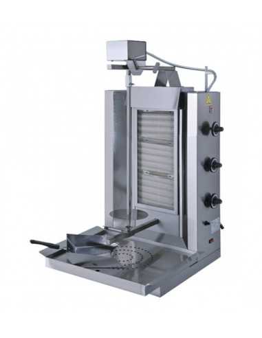 Gyros - Máquina de cocción de kebab a gas - N....