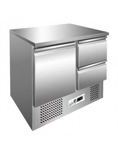 Saladette refrigerata - N. 1 porta + 2 cassetti...