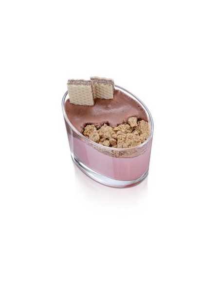 Oval cup 9 cl - 3 1/4 oz - Dimensions 6.5 x 6.5 h cm