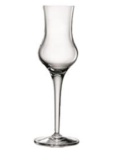 Grappa goblet 9.5 cl - 3 1/4 oz - Dimensions Ø 6 cm x 18 h