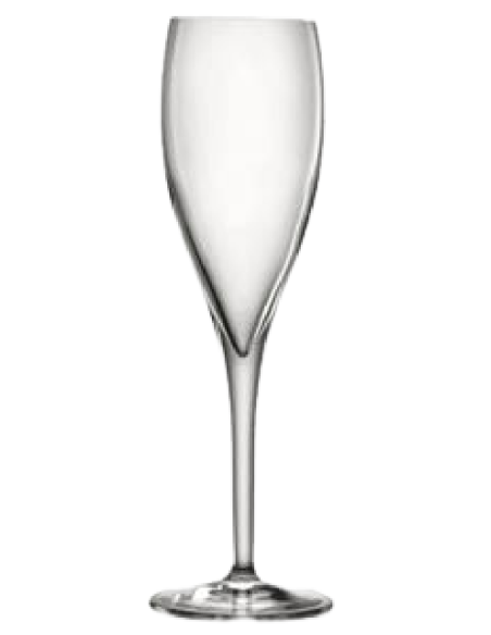 Calice flute 14.2 cl - Oz 4 3/4 - Dimensioni Ø 6 cm x 19 h
