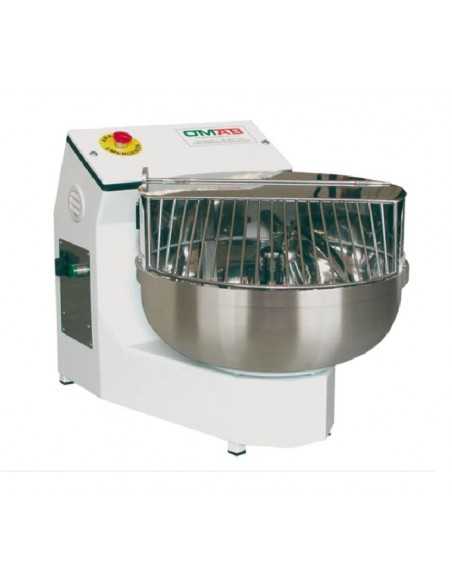 Fork mixer - Three-phase 400V - Dough weight 23 kg - 1 speed - 56 x 80 x 55 h cm