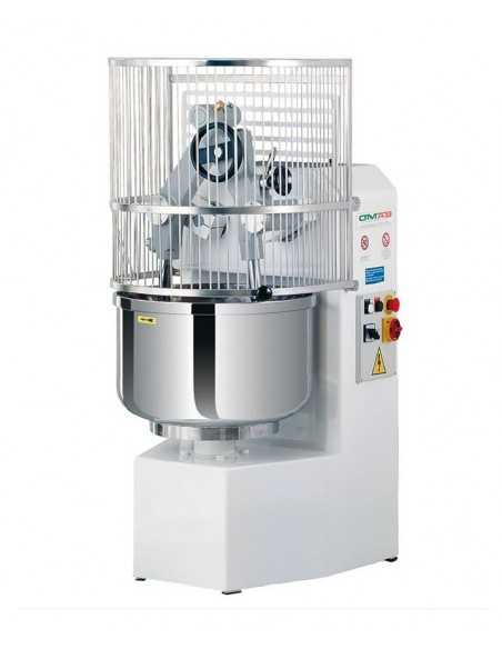 Impastatrice a braccia tuffanti - Capacità  70 kg - Due velocità - Dimensioni cm 65 x 87 x 142 h