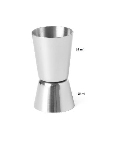 Measuring cup - 2 sides - Capacity 25 ml + 35...