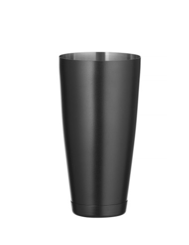 Bicchiere per shaker Boston - Nero - In acciaio inossidabile - Capacità Lt. 0.8 - mm Ø 90 x 175h