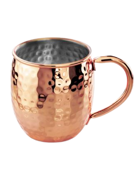 Mug bombato - Rame Martellato - Capacità 40 cl