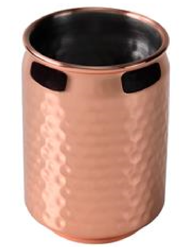 copy of Glass can 40 cl - Hammered copper -...