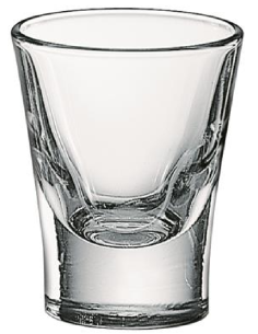 Bicchiere 5.5 cl - Oz 2 - Dimensioni Ø 5.8 cm x 7 h 2