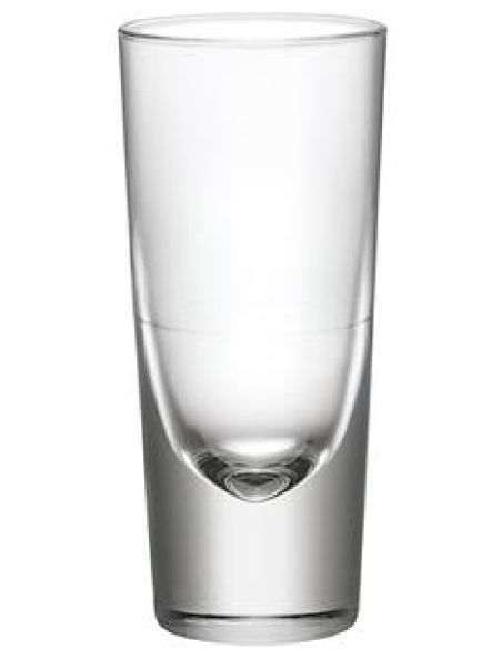 Bicchiere 13.5 cl - Con rigo - Oz 4 1/2 - Dimensioni Ø 6.2 cm x 13.7 h