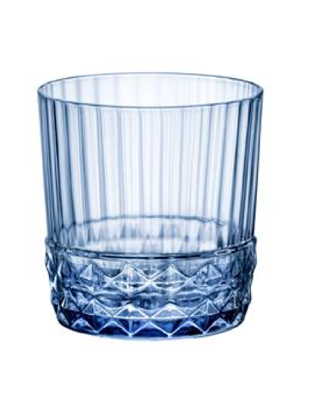 Bicchiere 37 cl - Oz 12 1/2 - Colore Sapphire Blue - Dimensioni Ø 8.8 cm x 9.2 h