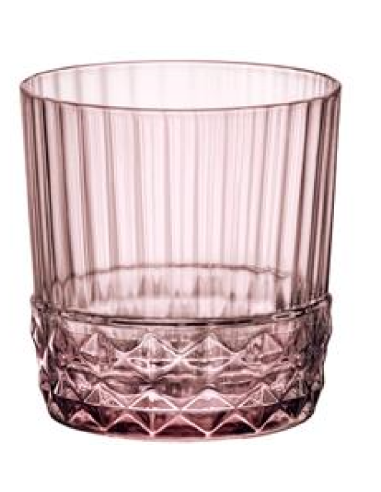 copy of Glass 37 cl - Oz 12 1/2 - Color Lilac Rose - Dimensions Ø 8.8 cm x 9.2 h