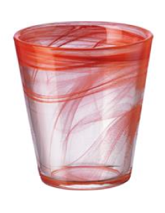 copy of Glass 37 cl - Oz 12 1/2 - Coral color -... 2